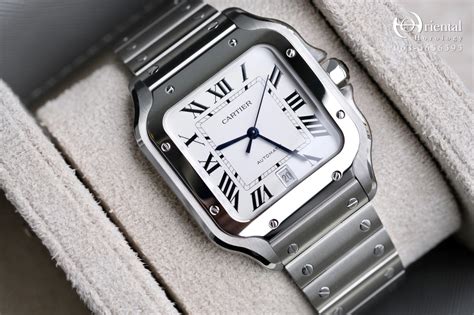 cartier de santos watch size.